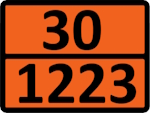 Табличка опасный груз 30-1223 керосин